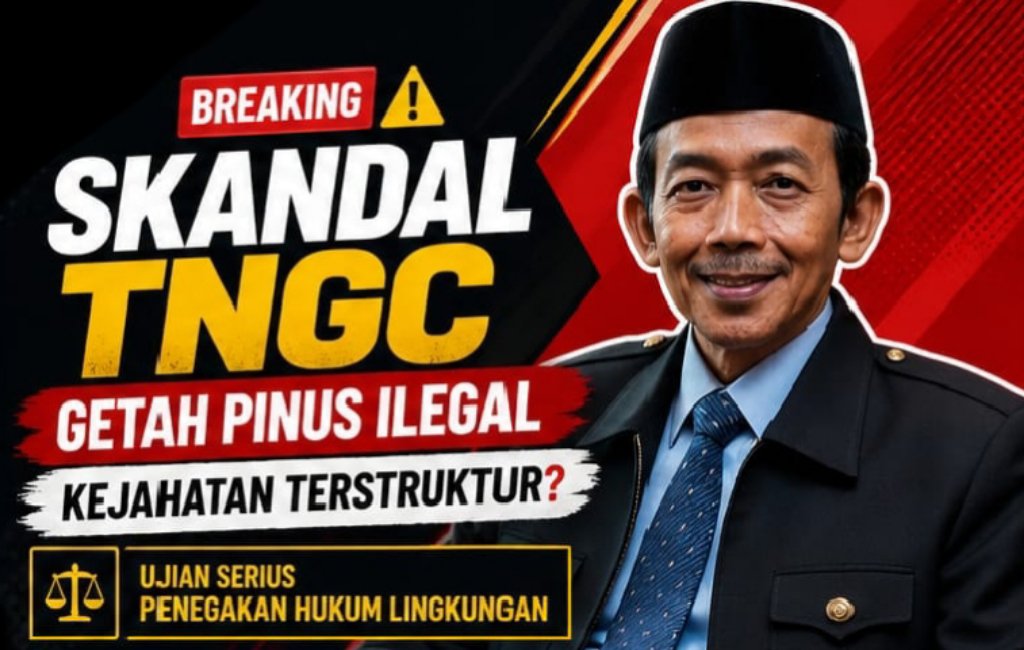 Skandal Getah Pinus Ilegal TNGC || Aceng Syamsul Hadie (ASH): Dugaan Kejahatan Terstruktur dan Ujian Serius Penegakan Hukum Lingkungan