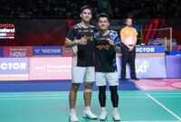 POTRET - pasangan ganda putra, Leo Rolly Carnando-Daniel Marthin bakal tampil dilaga final Thailand Open 2026. (Foto: PBSI/Ist).