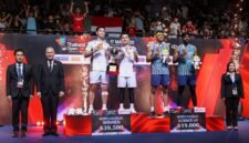 POTRET - Ganda Putra Indoensia, Leo Rolly Carnando-Daniel Marthin berhasil menjadi juara Thailand Open 2026. (Foto: PBSI/Ist).