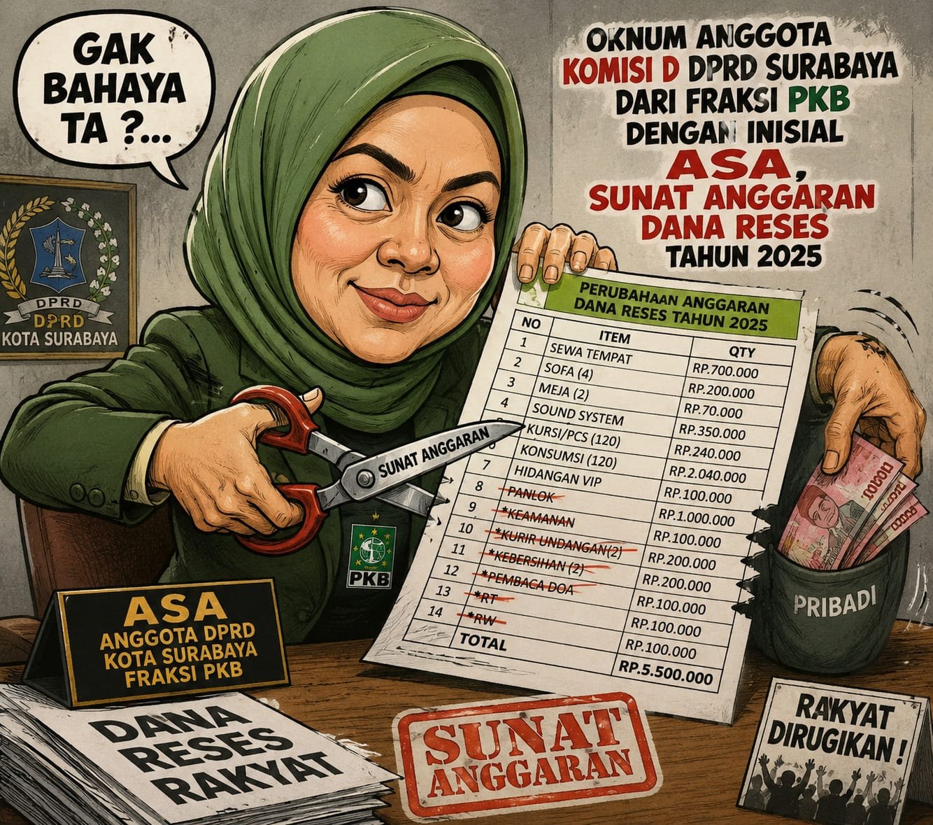 AMI Soroti Dugaan Penyimpangan Dana Reses Anggota DPRD Surabaya