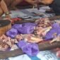 POTRET - hewan kurban yang siap didistribusikan ke anggota Forum Jurnalis Hitam Putih sekaligus ke warga sekitar. (Foto: Suara Realitas/Za).