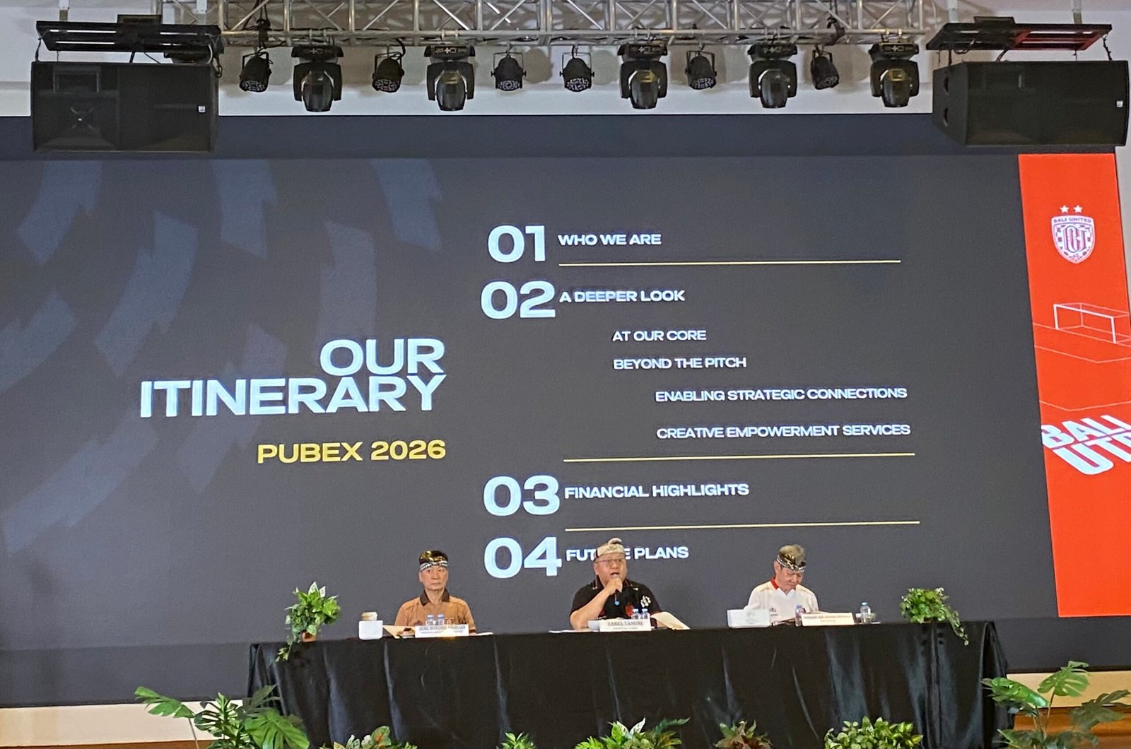 Bali United Optimistis Cetak Profit 2026 Lewat Ekosistem Sportainment