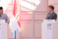 POTRET - sikap dan komitmen soal perdamaian Palestina, Prabowo Subianto dipuji Presiden Prancis, Emmanuel Macron saat pertemuan bilateral. (Foto: Dok.Bakom RI/Ist).