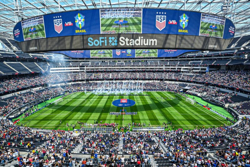 POTRET - stadium di Los Angeles jadi tuan rumah laga pembuka Amerika Serikat di Piala Dunia 2026 mendatang. (Foto: Istimewa).