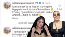 POTRET - video permintaan maaf Sarwendah Tan menuai kritik pedas dari Nikita Mirzani yang menilai permohonan tersebut harus disampaikan langsung kepada Ruben Onsu, melainkan bukan ke netizen. (Foto:  Ilustrasi.Dok. Suara Realitas/Za).