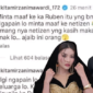 POTRET - video permintaan maaf Sarwendah Tan menuai kritik pedas dari Nikita Mirzani yang menilai permohonan tersebut harus disampaikan langsung kepada Ruben Onsu, melainkan bukan ke netizen. (Foto:  Ilustrasi.Dok. Suara Realitas/Za).