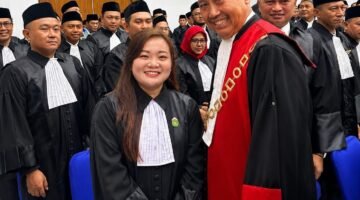 Jesicca Firly Resmi Disumpah sebagai Advokat, Rurih: Tegakkan Hukum dengan Integritas