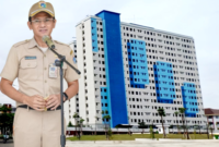 POTRET - Kepala UPRS V, Muhammad Ali mengapresiasi kegiatan positif warga Rusunawa Persakih Tower 6. (Foto: Suara Realitas/Za).