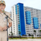 POTRET - Kepala UPRS V, Muhammad Ali mengapresiasi kegiatan positif warga Rusunawa Persakih Tower 6. (Foto: Suara Realitas/Za).