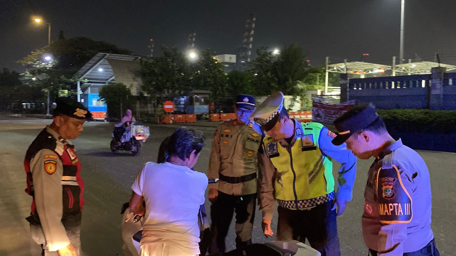 Patroli Jaga Jakarta Jaga Priok Polres Pelabuhan Tanjung Priok, Cegah Gangguan Kamtibmas