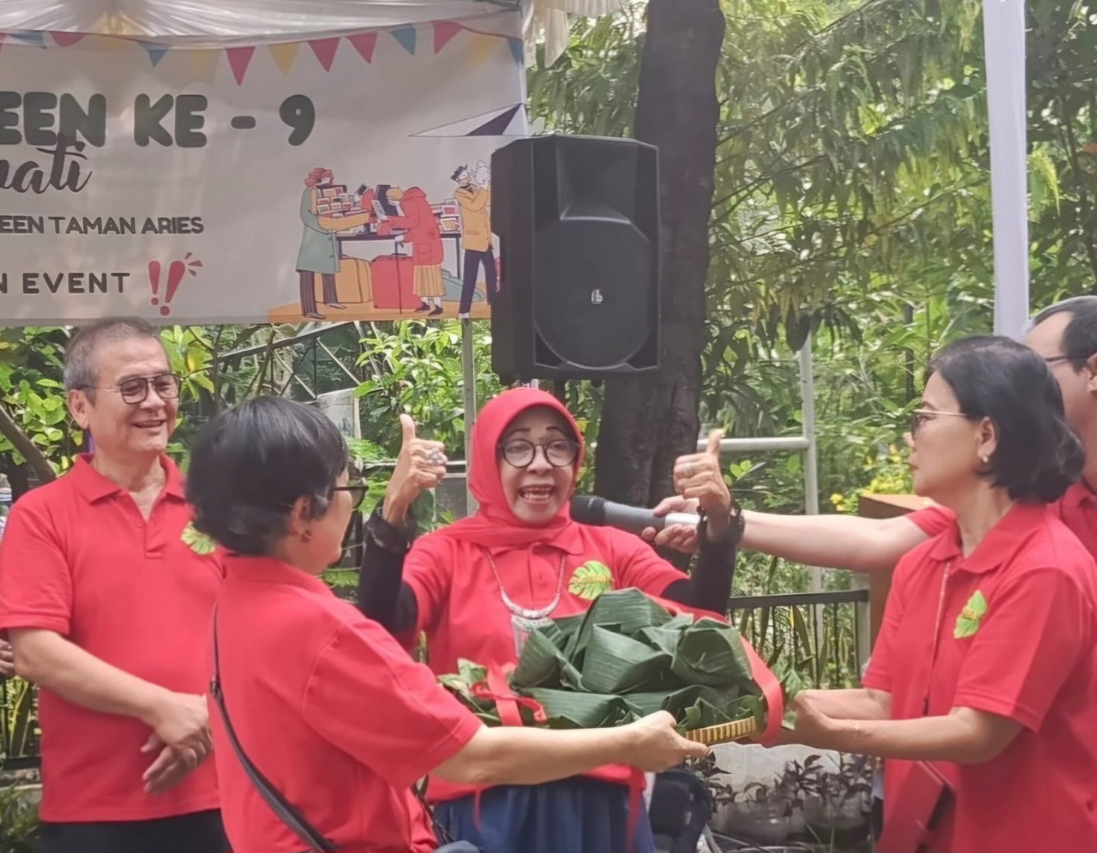 HUT Ke-9 A-Green, Dari Bekas TPS Jadi Kampung Lingkungan Inspiratif di Meruya Utara