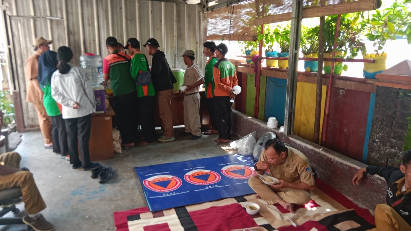 Kepala Satua Pelaksana (Kasatpel)  LH Kecamatan Pademangan Silahturahmi Bersama  Jajarannya