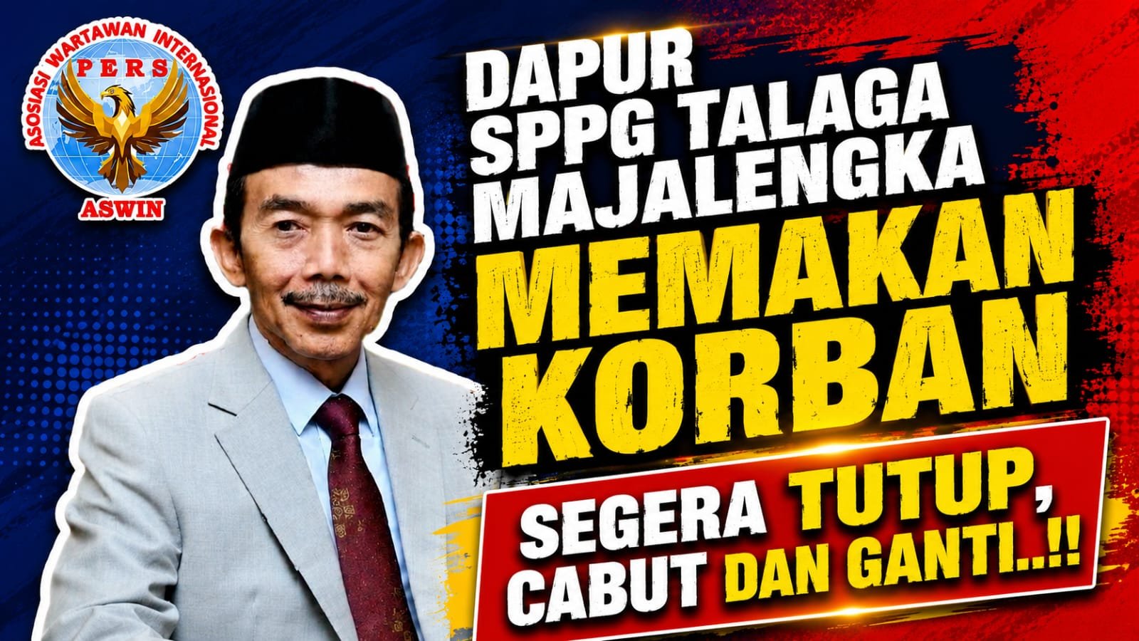 Dapur SPPG Talaga Majalengka Memakan Korban: Segera Tutup, Cabut dan Ganti..!! 