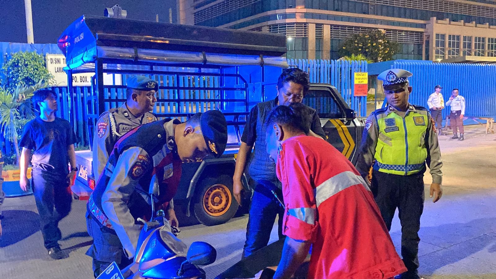 Patroli Malam Cipta Kondisi Polres Pelabuhan Tanjung Priok, Jaga Situasi Kamtibmas