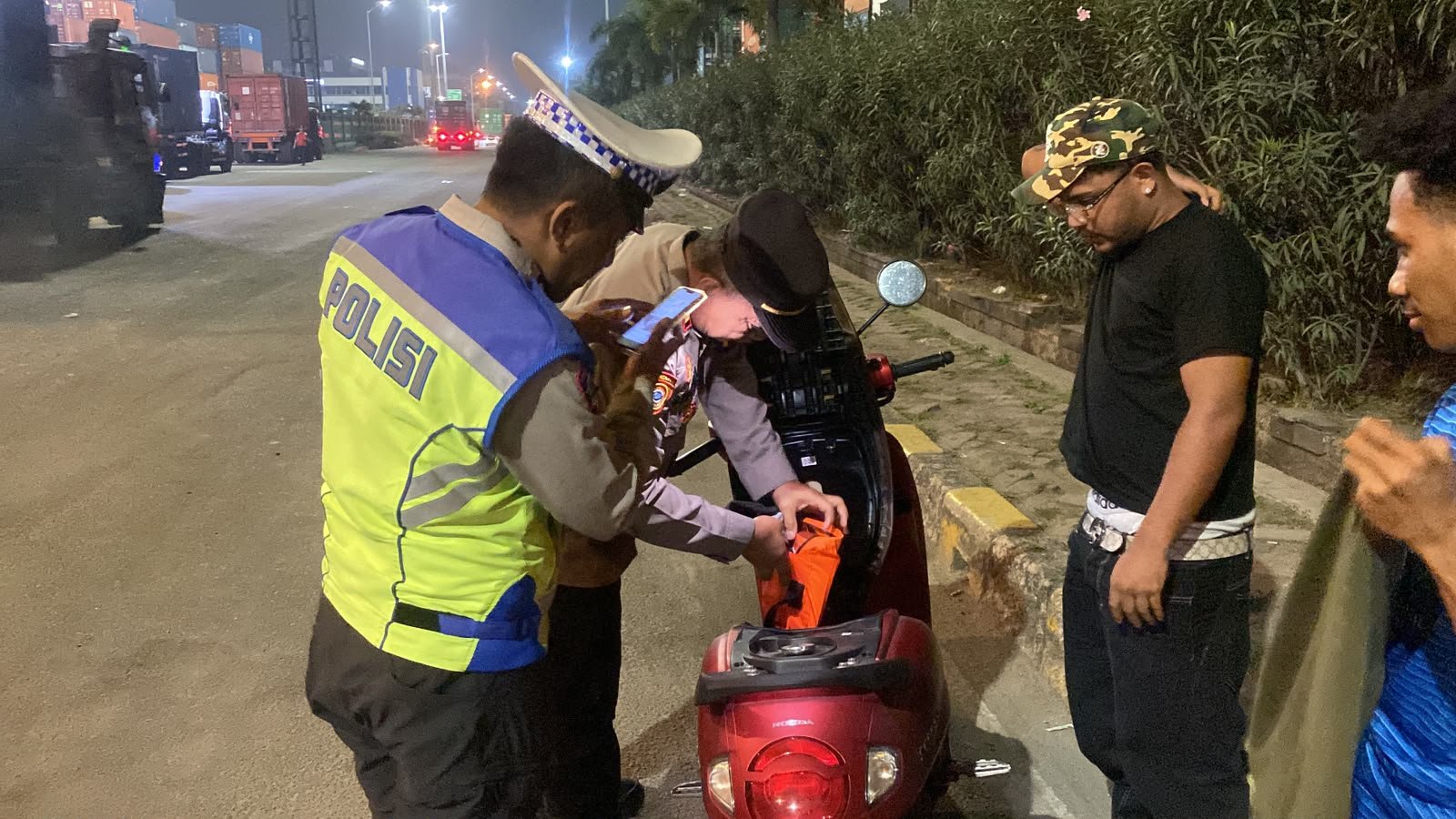 Patroli Jaga Jakarta Jaga Priok, Cipta Kondisi Polres Pelabuhan Tanjung Priok Antisipasi Gangguan Kamtibmas