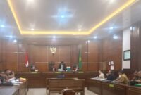 POTRET - Gugatan Perbuatan Melawan Hukum (PMH) yang diajukan oleh H. Makawi selaku ahli waris dari H. Abdul Halim Bin H. Ali melawan PT. Summarecon Agung Tbk. (Foto: Suara Realitas/Baretha. S).