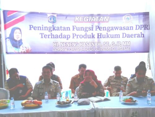 Reses DPRD DKI Jakarta, Neneng Hasanah Perkuat Pengawasan Produk Hukum dan Pembangunan di Sukapura
