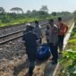 POTRET - Warga Waled tewas di Jalur Kereta Mundu, Polisi imbau waspada di Perlintasan Rel. (Foto: Istimewa).
