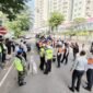 POTRET - 150 sepeda motor terjaring operasi cabut pentil dalam penertiban parkir liar di Kalideres. (Foto: Istimewa).