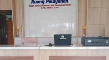 Ruang pelayanan Desa Warungpring, Kecamatan Warungpring Kabupaten Pemalang