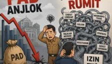 ILUSTRASI - PAD PBG Jakarta Barat berjalan tak optimal, dan anjlok drastis jauh dari capaian Rp25 miliar sehingga kalangan meminta Kasudin CKTRP dievaluasi total. (Foto: Istimewa).