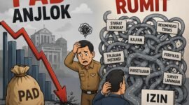 ILUSTRASI - PAD PBG Jakarta Barat berjalan tak optimal, dan anjlok drastis jauh dari capaian Rp25 miliar sehingga kalangan meminta Kasudin CKTRP dievaluasi total. (Foto: Istimewa).