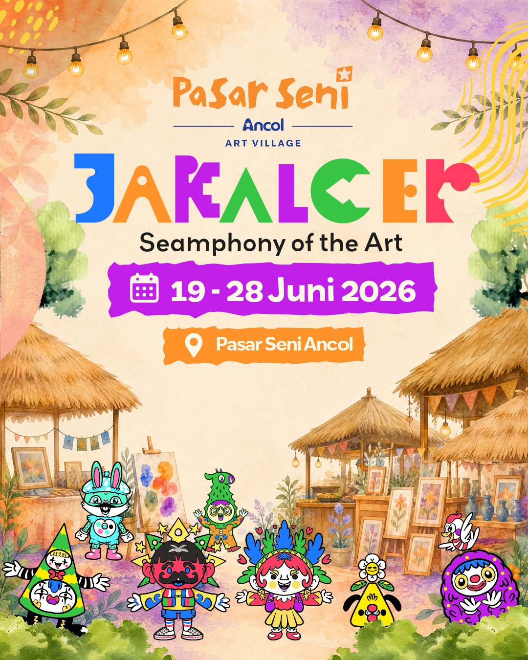 Menuju 5 Abad Kota Jakarta, Hadiri JAKALCER FEST 2026 di Pasar Seni Ancol