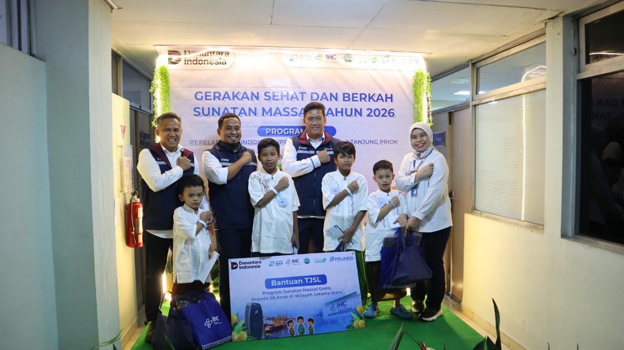 Momen HUT DKI dan Libur Sekolah, Pelindo Regional 2 Tanjung Priok Gelar Sunatan Massal Gratis untuk 50 Anak di Jakarta Utara
