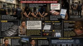 ILUSTRASI - Tigas Pemuda diduga disekap dan diborgol di Percetakan Senen, dan terduga pelaku meminta uang tebusan Rp50 juta meski sudah dibayarkan. Kemudian berhasil diungkap oleh Polres Jakarta Pusat. (Foto: Istimewa).