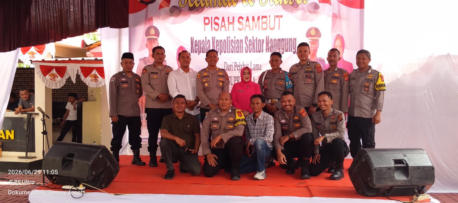 Penuh Haru Lepas Sambut Kapolsek Nanggung AKP Ucup Supriatna Menjadi AKP Ano Junaidi