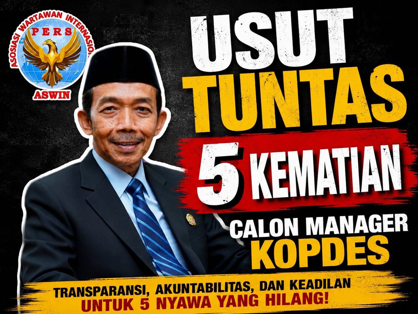 Aceng Syamsul Hadie Desak Pemerintah Usut Tuntas 5 Kematian Calon Manajer Kopdes: Jangan Biarkan Nyawa Rakyat Menjadi Statistik Program