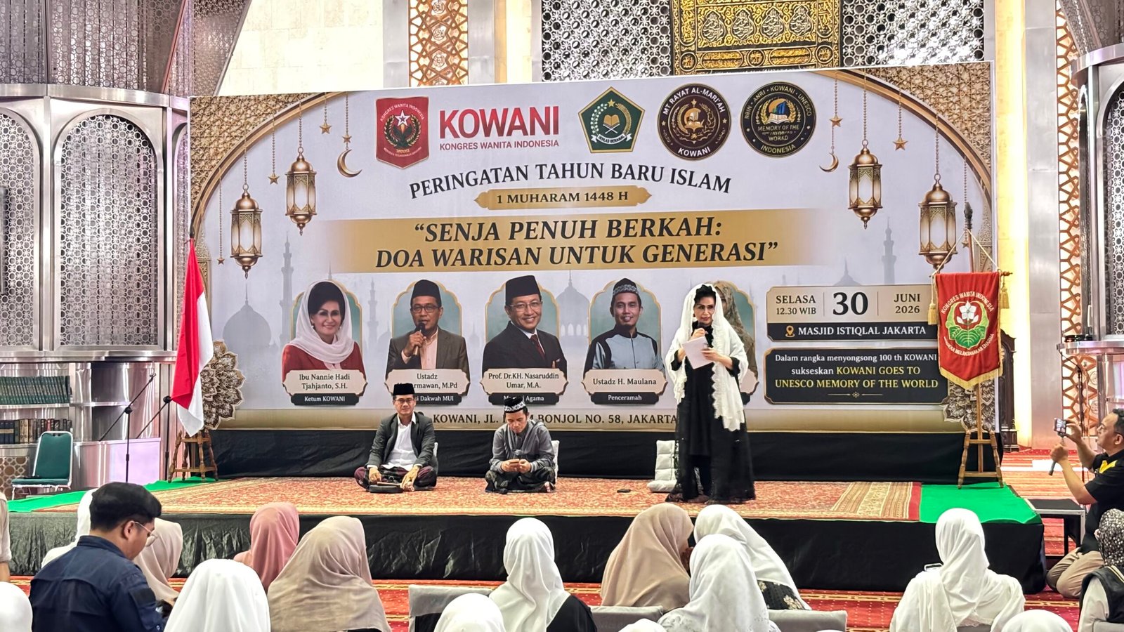 KOWANI Dorong Penguatan Spiritualitas Perempuan untuk Membangun Generasi Berkarakter pada Momentum 1 Muharam 1448 H
