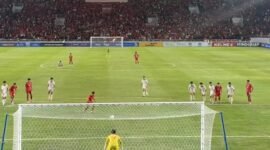 POTRET - Timnas Indonesia U-19 lolos ke Semi-final usai tekuk Vietnam 2-1 lewat Penalti Injury Time, Minggu (7/6/2026). (Foto: Tangkapan Layar/Ist).