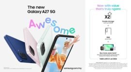 ILUSTRASI - Samsung Galaxy A27 5G hadir dengan desain layar punch hole, bezel lebih tipis, dan chipset Snapdragon 6 Gen 3. Meski tampil lebih modern, sertifikasi ketahanan airnya turun dari IP67 menjadi IP64, serta pakai chipset Snapdragon 6 Gen 3. (Foto: Istimewa).