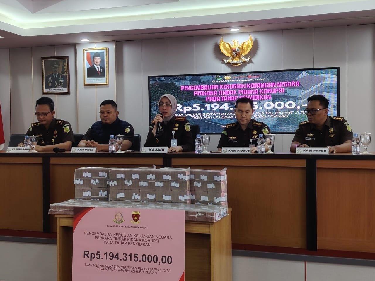 Dokumen Diduga Direkayasa, Kejari Jakarta Barat Pulihkan Kerugian Negara Rp5,19 Miliar dalam Kasus Lahan Kebon Bibit