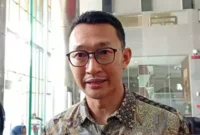Foto: Juru Bicara KPK Budi Prasetyo di Gedung Merah Putih KPK, Kuningan, Jakarta Selatan. 