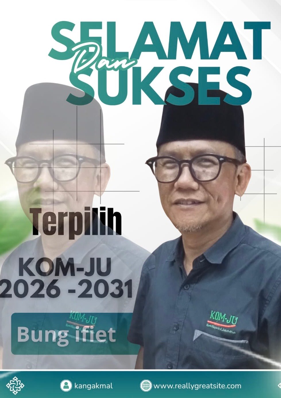 Bang efiet Terpilih Pimpin KOM-JU Periode 2026–2031