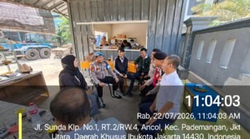 Polsek Kawasan Sunda Kelapa Gelar ‘Jaga Jakarta On The Spot’ di Pelabuhan Muara Angke, Perkuat Sinergi Jaga Kamtibmas