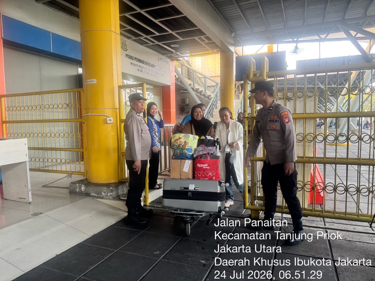 Polres Priok, JJOS Pelayanan dan Pengamanan Embarkasi Kapal KM. Kelimutu Tujuan Pontianak, Keberangkatan Berjalan Aman dan Kondusif