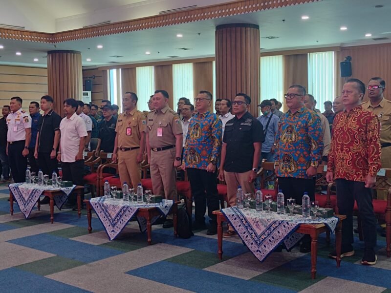 POTRET - PWI Pokja Walikota Jakarta Utara saat menggelar Sharing Session Jurnalistik di Aula Bahari Lantai 14. (Foto: Suara Realitas/Kipray). 