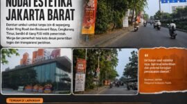 ILUSTRASI - pengusaha di Taman Palem diduga serobot fasum fasos milik Pemprov DKI Jakarta untuk kepentingan akses masuk hingga lahan parkir, dan pasang umbul-umbul ilegal yang tak kantongi izin serta membayar pajak reklame. (Foto: Ekslusif Suara Realitas).