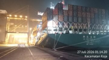 Situasi Kamtibmas di Kawasan JICT Tanjung Priok Kondusif, Aktivitas Bongkar Muat Kapal Berjalan Aman dan Lancar