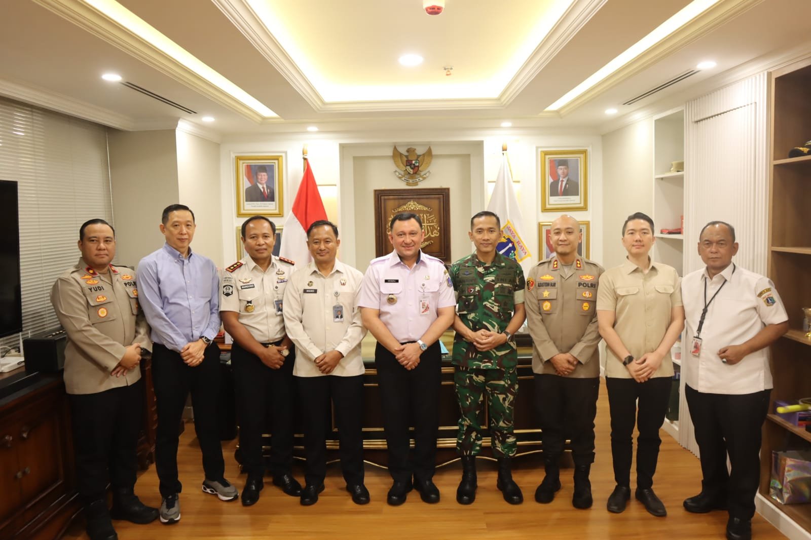 JJOS Kapolres Pelabuhan Tanjung Priok Perkuat Sinergi dengan Forkopimko melalui Kunjungan Silaturahmi ke Kantor Wali Kota Jakarta Utara