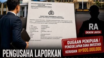 Kasus Dugaan Investasi Batu Bara Rp900 Juta, Oknum Jaksa Jambi Resmi Dilaporkan ke Polisi