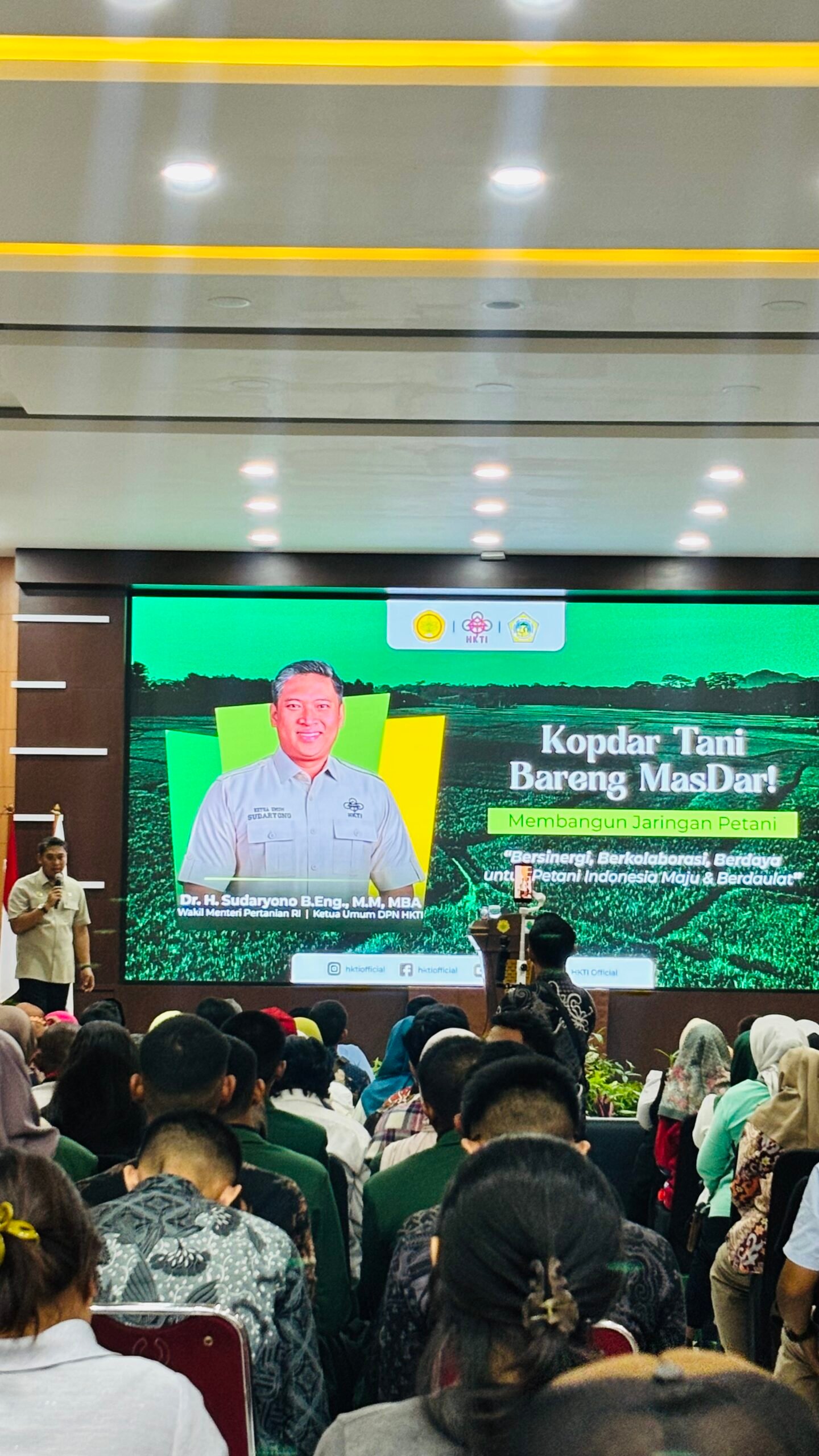 Wamentan Sudaryono Perkuat Sinergi Organisasi Petani Melalui “Kopdar Tani Bareng MasDar”