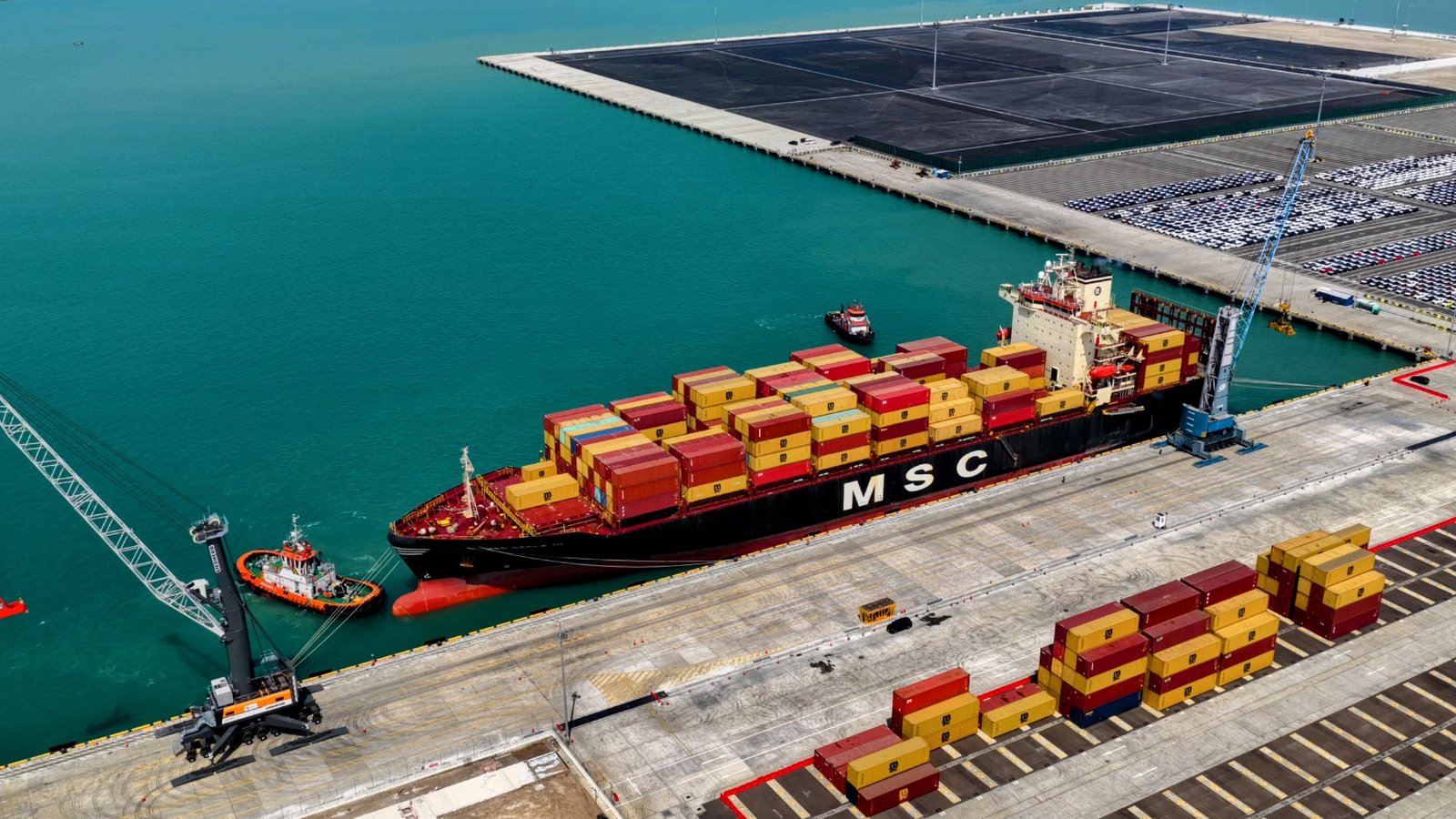 Pelabuhan Patimban Layani Impor Peti Kemas Internasional Perdana, Bongkar 384 TEUs Komponen BYD