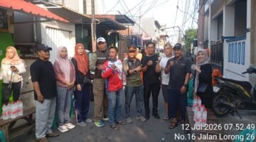 Kerja Bakti Gang 26 RW 03 Koja Libatkan Aparatur Kelurahan dan Unsur Masyarakat