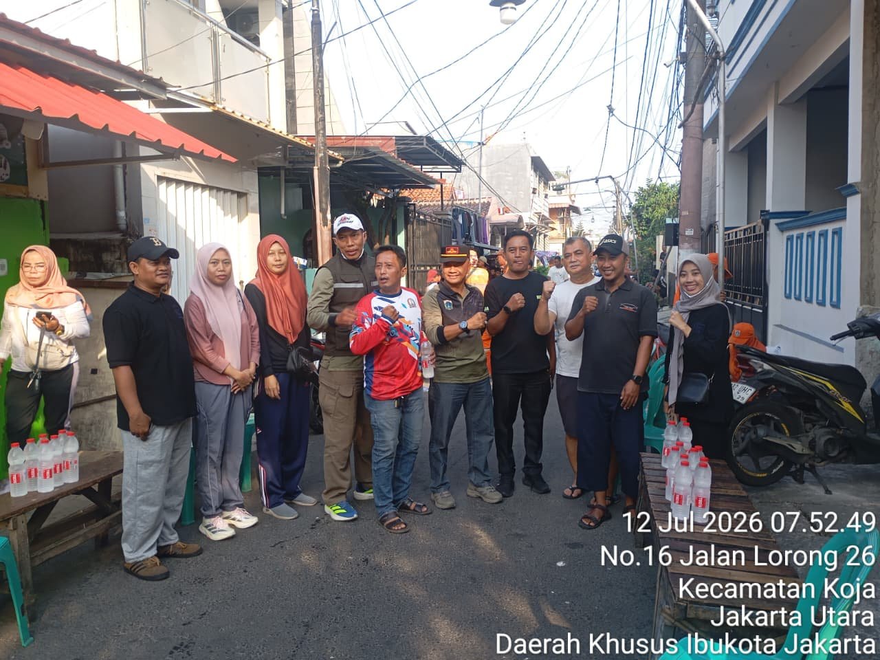 Kerja Bakti Gang 26 RW 03 Koja Libatkan Aparatur Kelurahan dan Unsur Masyarakat