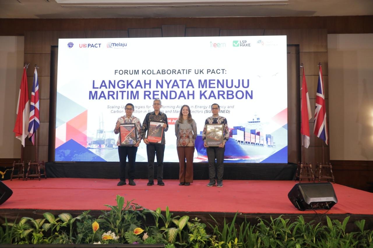 Kemenhub dan UK PACT Luncurkan Tiga Dokumen Strategis Percepat Dekarbonisasi Sektor Maritim Indonesia