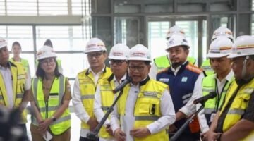 Gubernur DKI Tinjau Progres Pembangunan LRT Pegangsaan Dua-Manggarai